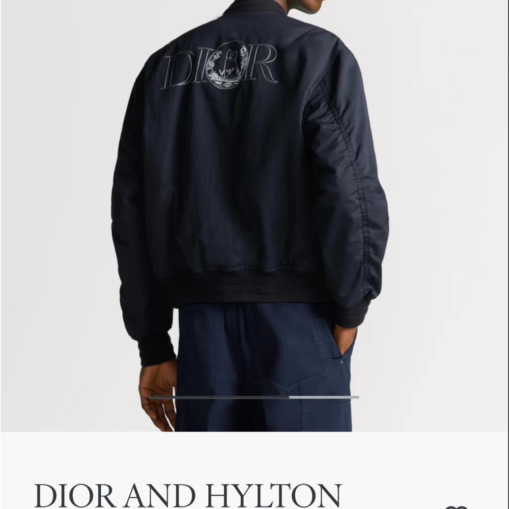 Dior Men's Navy Bomber Jacket